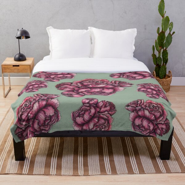 Artikelvorschau, Rosa Pfingstrosen-Muster entworfen und verkauft von corianndesigns.