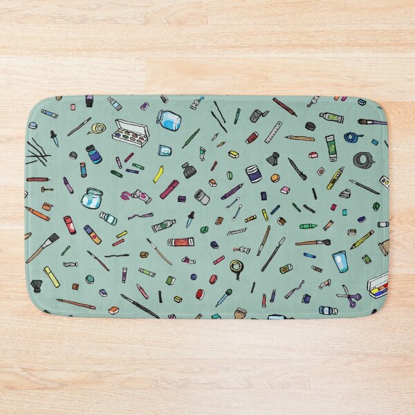 Item preview, Tiny Art Supplies (Colour on Sage) designed and sold by Danelle Malan.