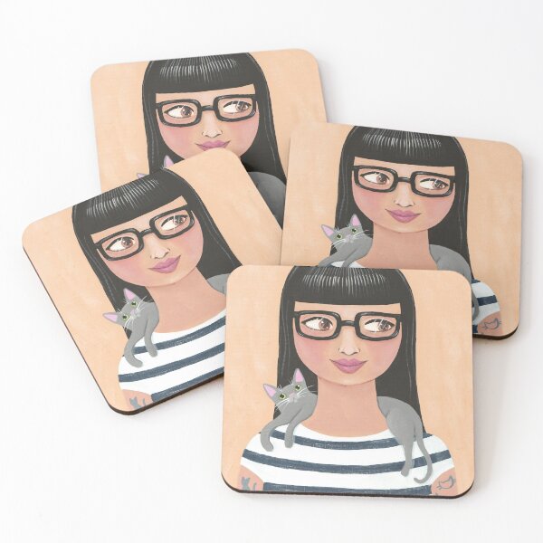 Item preview, Modern Cat Lady designed and sold by KilkennyCat Art.