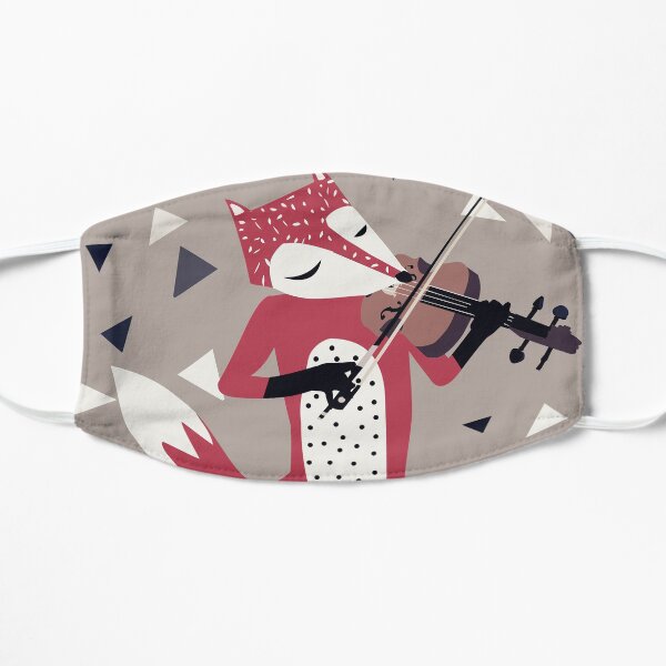 Red foxy violinist Small Mask