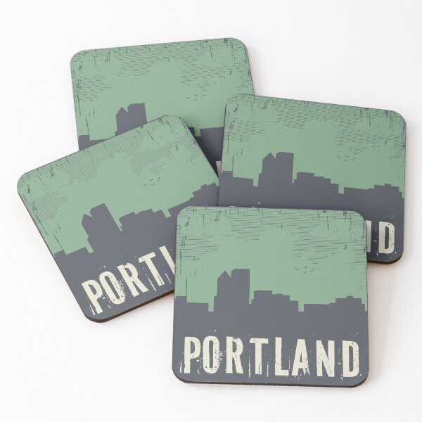 Item preview, Portland skyline designed and sold by studio838.