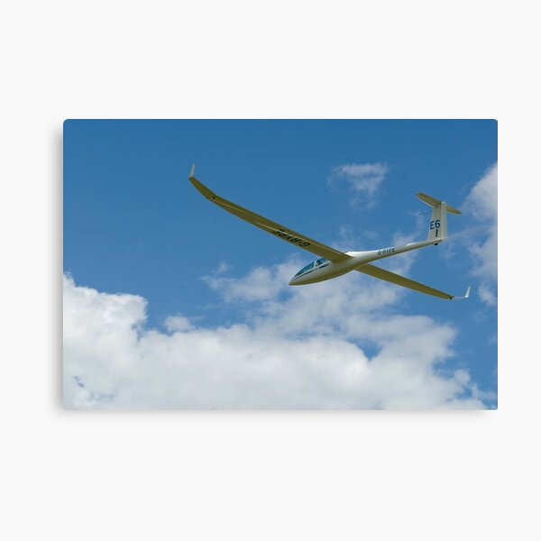 Glider racing. Canvas Print