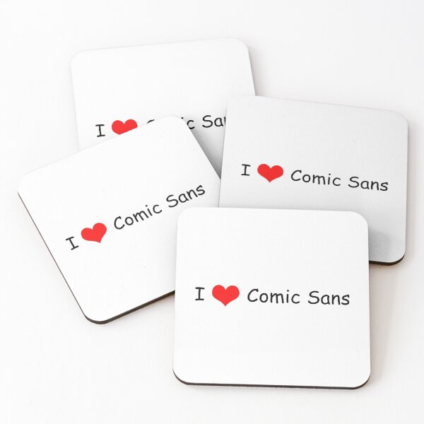 Item preview, I heart Comic Sans designed and sold by andrekoeks.