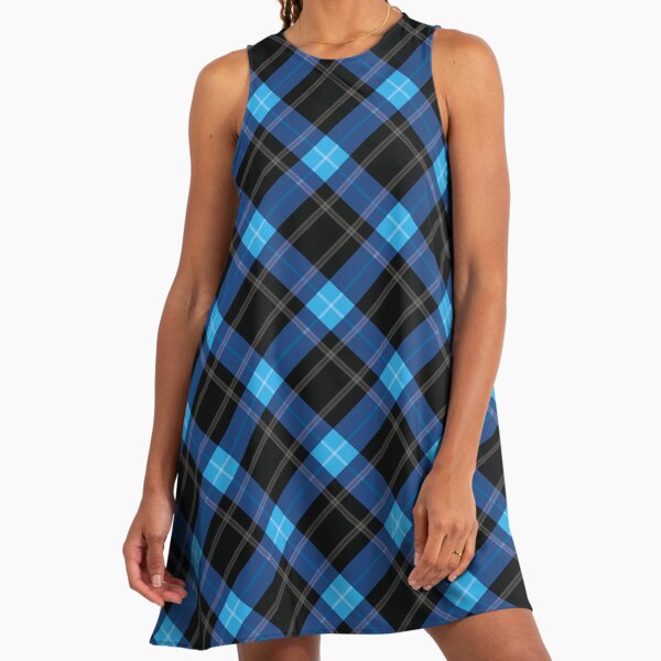 Blue Plaid Classic Plaid Uniform School Fashion
