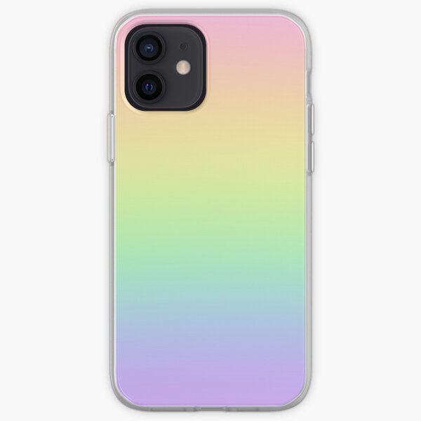 Pastel Rainbow Gradient iPhone Soft Case