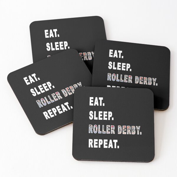 Item preview, Eat. Sleep. Roller Derby. Repeat. designed and sold by iamhewho.