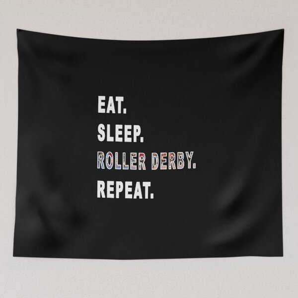Item preview, Eat. Sleep. Roller Derby. Repeat. designed and sold by iamhewho.
