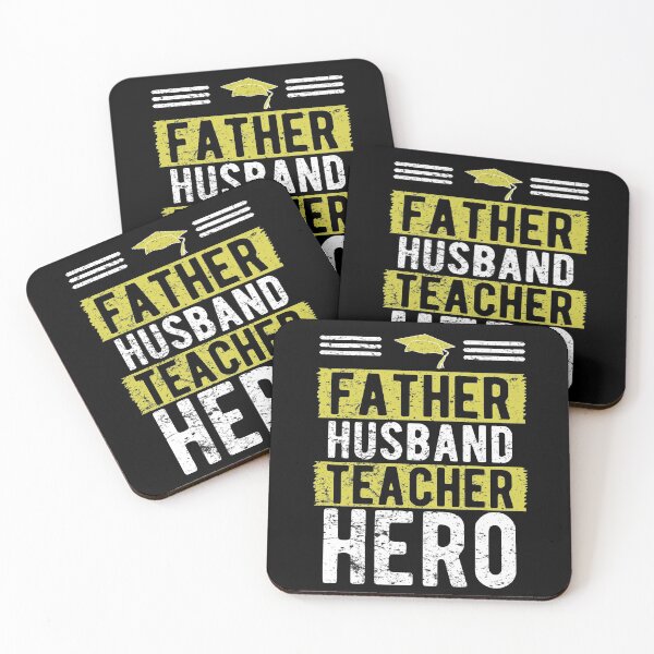 Item preview, Father Husband Teacher Hero t shirt designed and sold by Dan66.