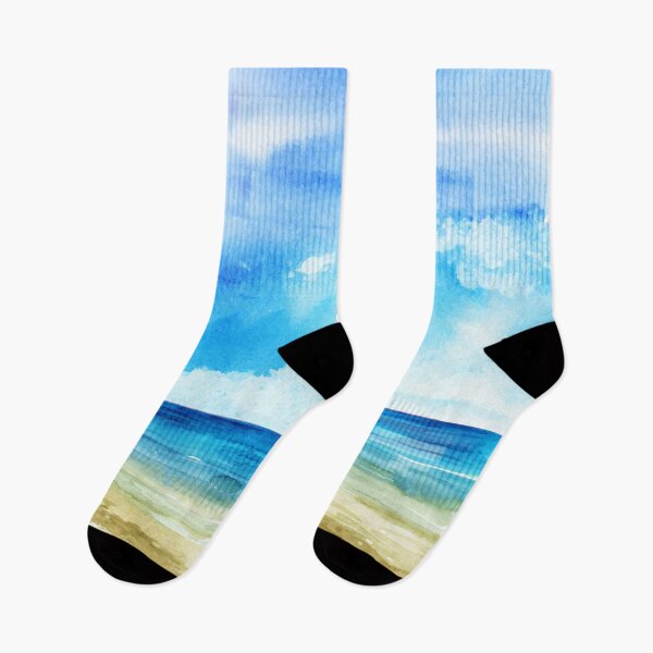 Item preview, Escape - watercolor seascape designed and sold by Makanahele.