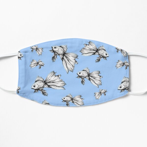 Beta in Blue Flat Mask