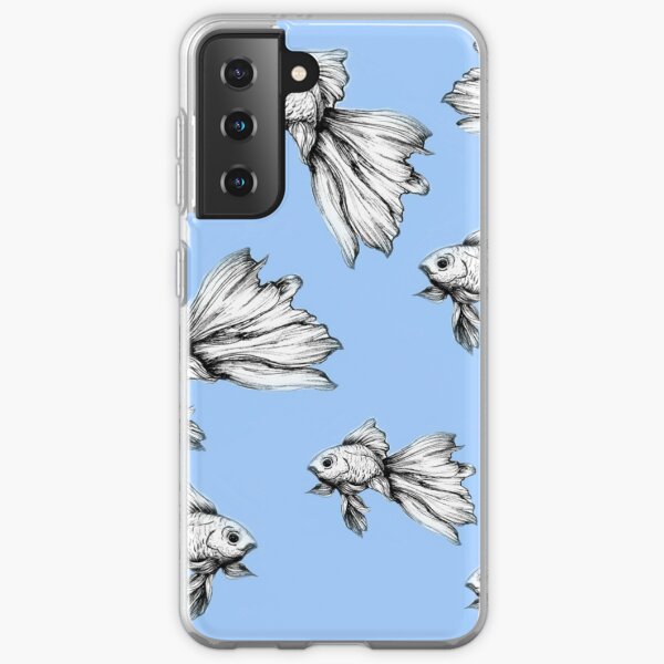 Beta in Blue Samsung Galaxy Soft Case
