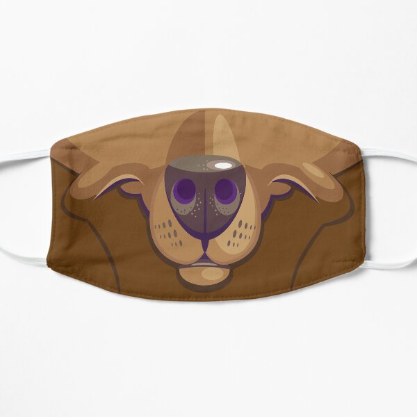 Smile Like A Chocolate Labrador Flat Mask