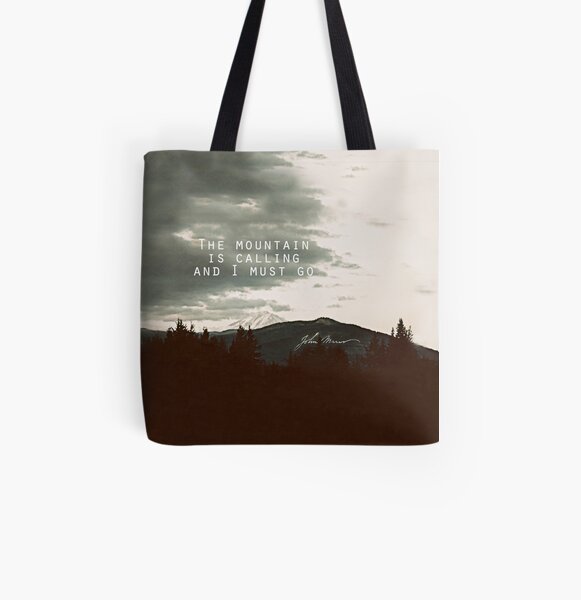 Muir: Mountain All Over Print Tote Bag