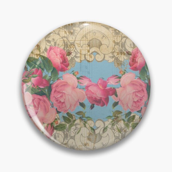 Item preview, Vintage Roses in Ornate Scroll  designed and sold by RosalieReeves.