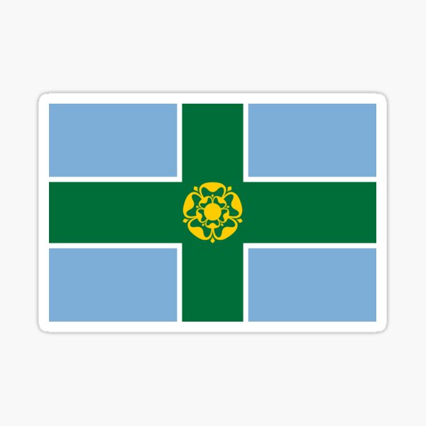 Derbyshire flag Sticker