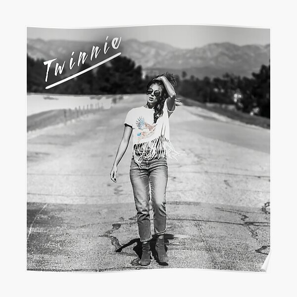 Twinnie Black White Poster