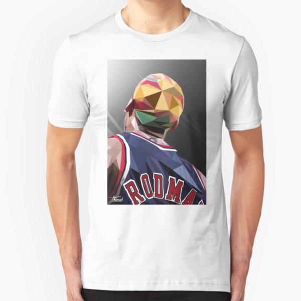 DENNIS RODMAN / LOW POLY Slim Fit T-Shirt