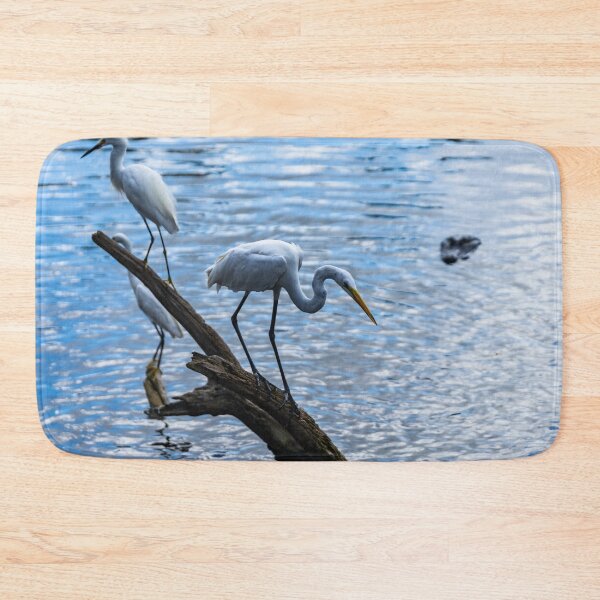 Item preview, Great white egret and a Snowy egret designed and sold by KensLensDesigns.