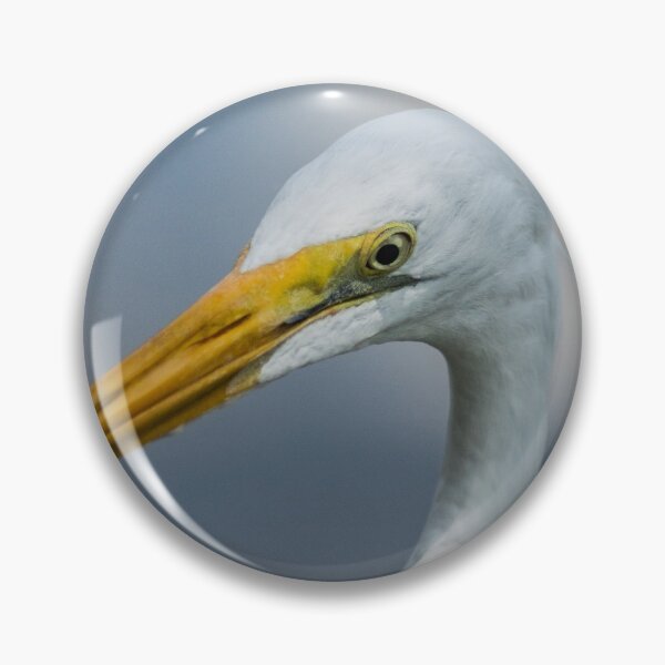 Item preview, Large egret in wildlife preserve designed and sold by KensLensDesigns.