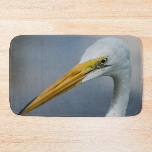 Item preview, Large egret in wildlife preserve designed and sold by KensLensDesigns.