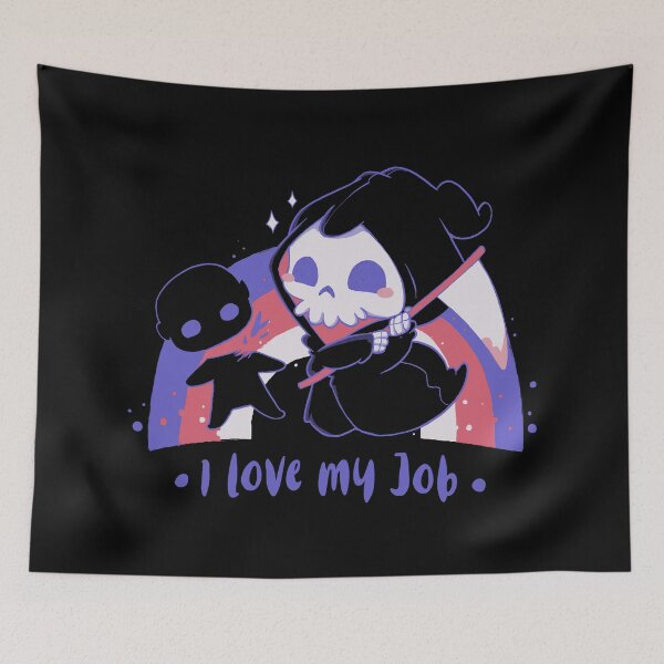 Item preview, Grim Reaper Love His Work designed and sold by xMorfina.