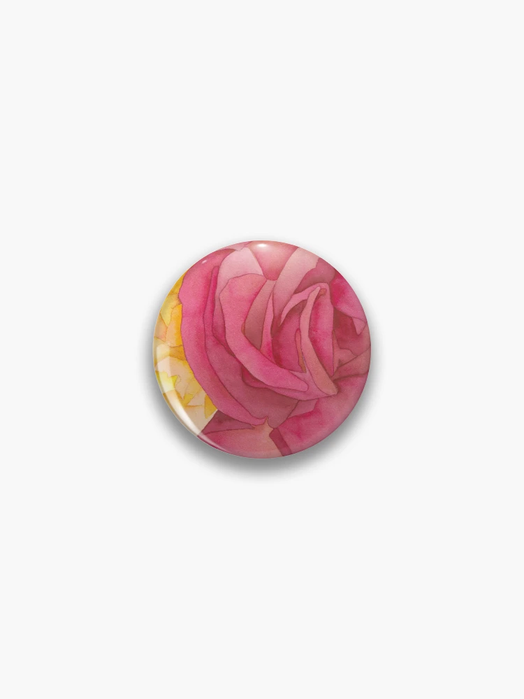 Thumbnail 1 of 3, Pin, Two Roses designed and sold by Ken Powers.