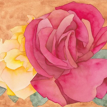 Artwork thumbnail, Two Roses by Ken Powers