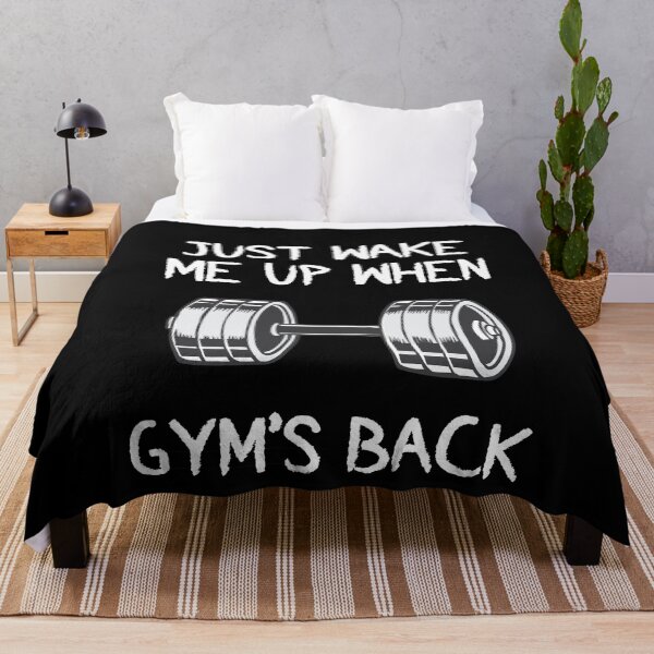 Item preview, Just Wake Me Up When Gym's Back designed and sold by Merch By ika.