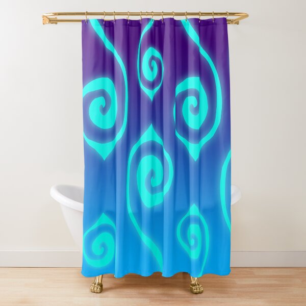 Vista previa del artículo con la obra «Swirlies on Ombre», diseñado y vendido por KelseyLovelle.