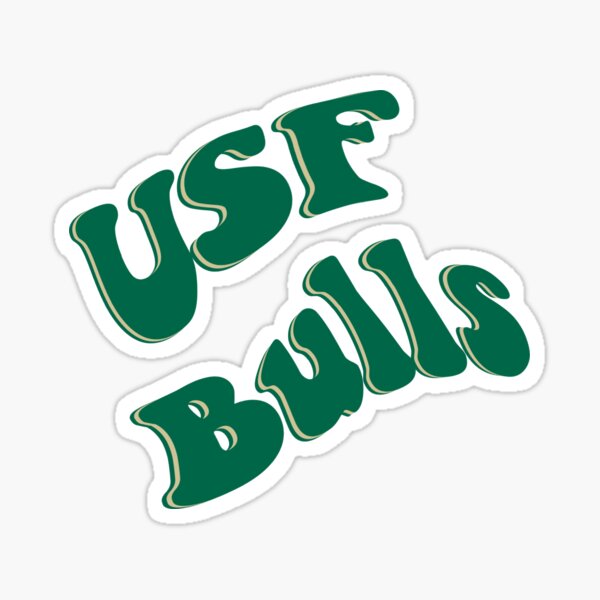 US Bulls Groovy Wave Sticker
