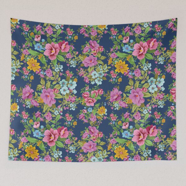 Artikelvorschau, Nahtlose florale künstlerische Blumen entworfen und verkauft von YasDesign.