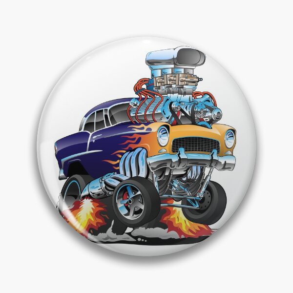 Item preview, Classic Fifties Hot Rod Muscle Car Cartoon designed and sold by hobrath.