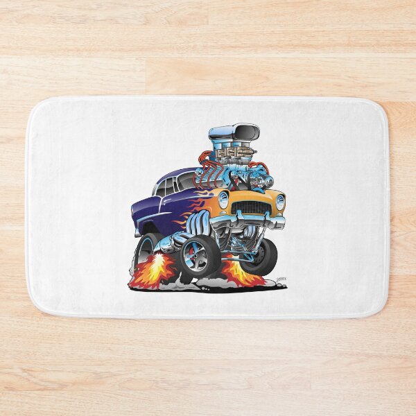 Item preview, Classic Fifties Hot Rod Muscle Car Cartoon designed and sold by hobrath.