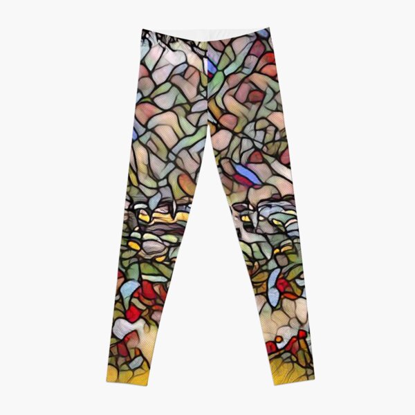 Holiday Dreaming 27 designed and created by (c) Janet Watson Art Leggings
