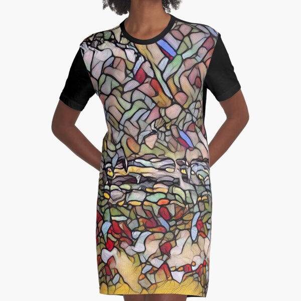 Holiday Dreaming 27 designed and created by (c) Janet Watson Art Graphic T-Shirt Dress