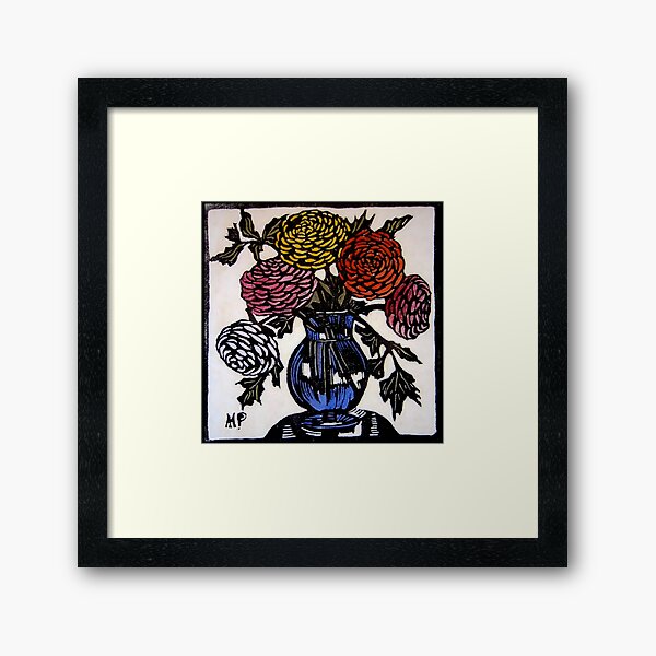 “Ranunculus” by Margaret Preston Framed Art Print