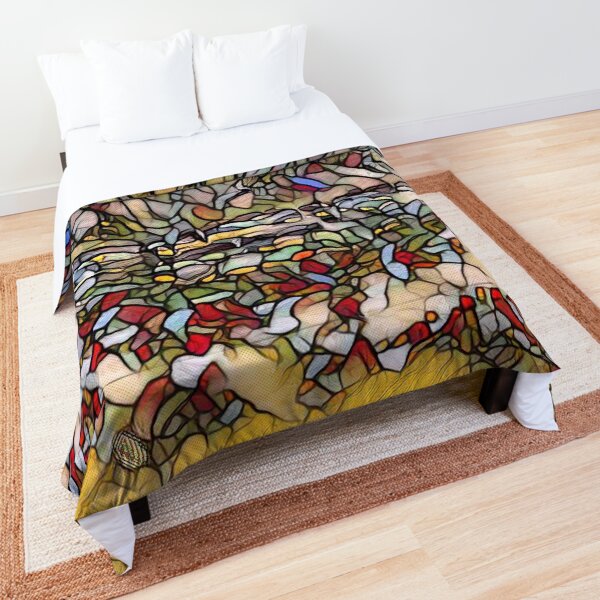 Holiday Dreaming 27 designed and created by (c) Janet Watson Art Comforter
