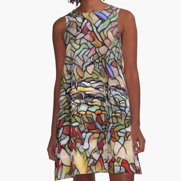 Holiday Dreaming 27 designed and created by (c) Janet Watson Art A-Line Dress