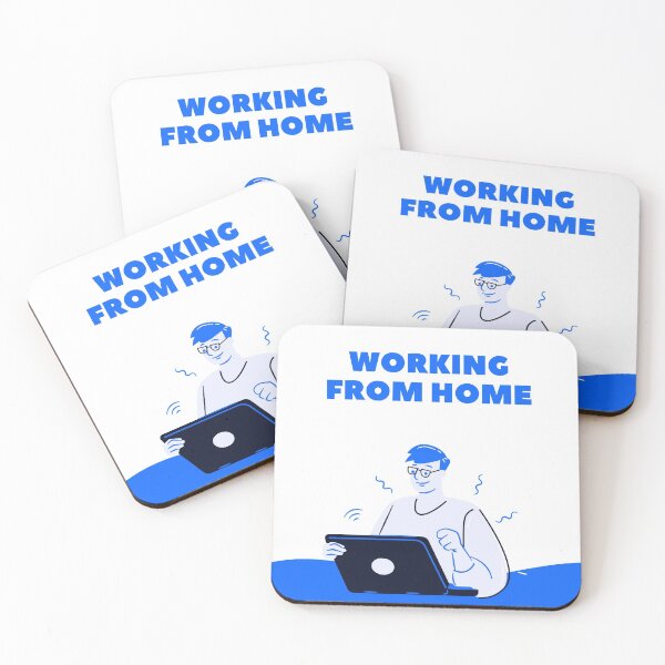 Item preview, working from home  designed and sold by samirou99.