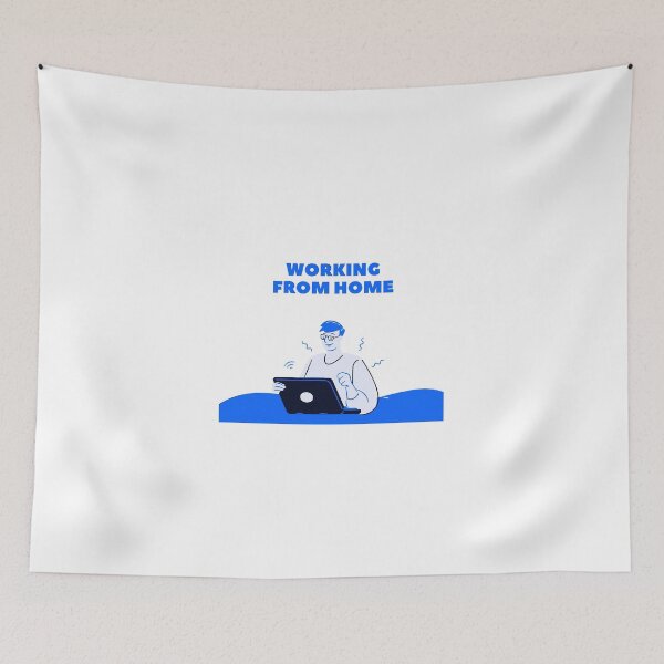 Item preview, working from home  designed and sold by samirou99.