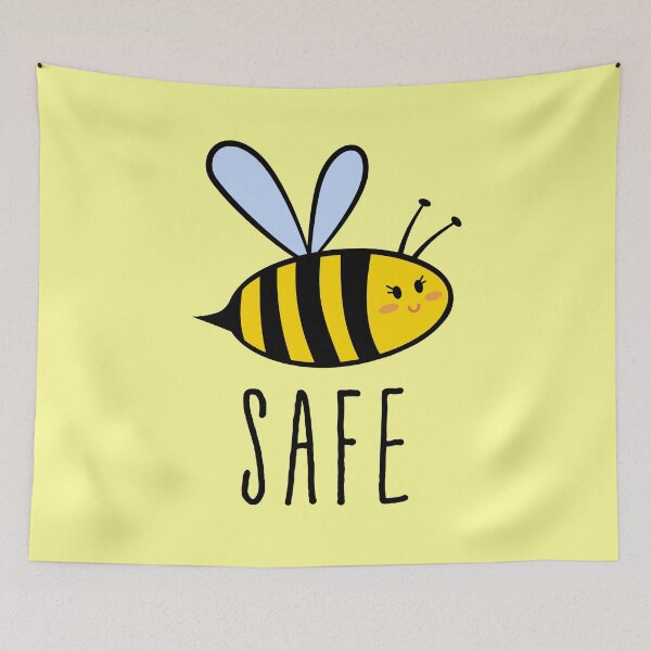 Item preview, Be safe, cute bee designed and sold by beakraus.