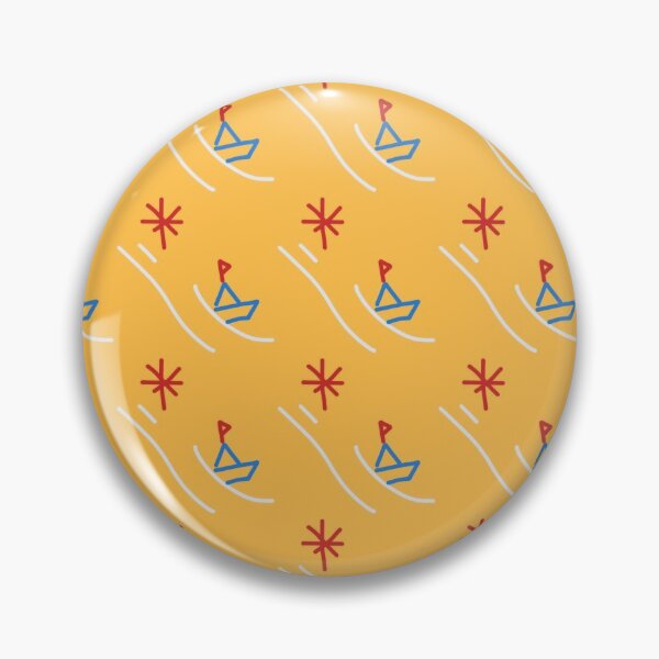 Item preview, Row Row Row 2 - Paper Boats in the Sea Pattern designed and sold by Plastic Memory Archive.