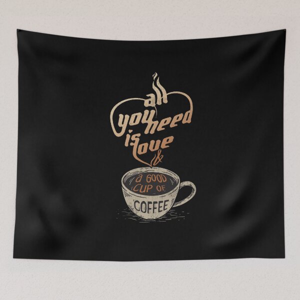 Item preview, All You Need Is Love & Coffee I Kaffee und Liebe designed and sold by ChrisFeil.
