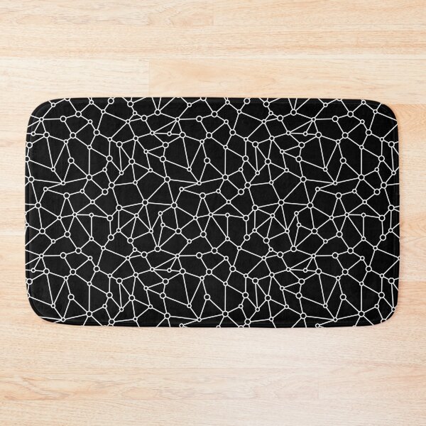 Item preview, Black and White Connections Geometric Structure designed and sold by RPuniquedesigns.