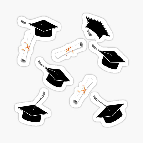 Item preview, Grad Caps and Diploma Pattern designed and sold by Gravityx9.