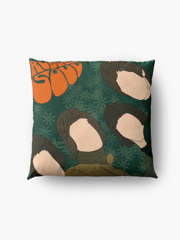 Alternate view of rubber soul Floor Pillow