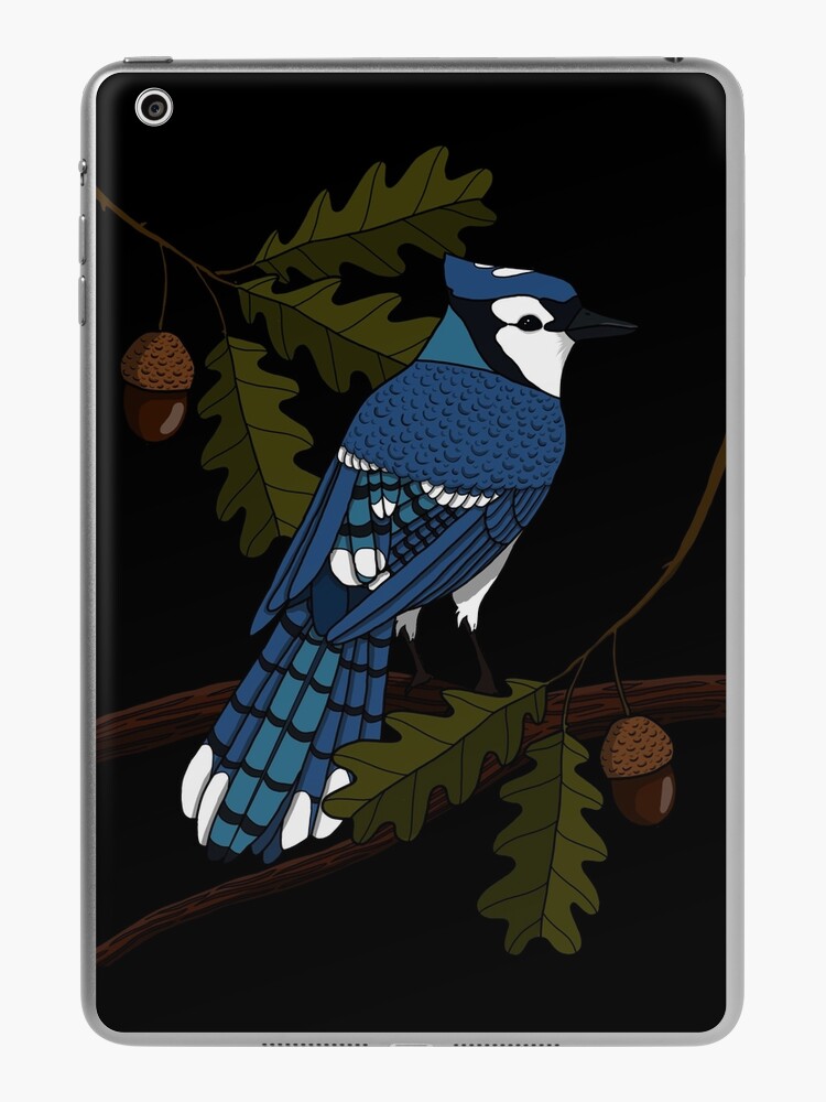 Blue Jay Art Design Flying Blue Jay  iPad Case & Skin for Sale by  fantasticdesign