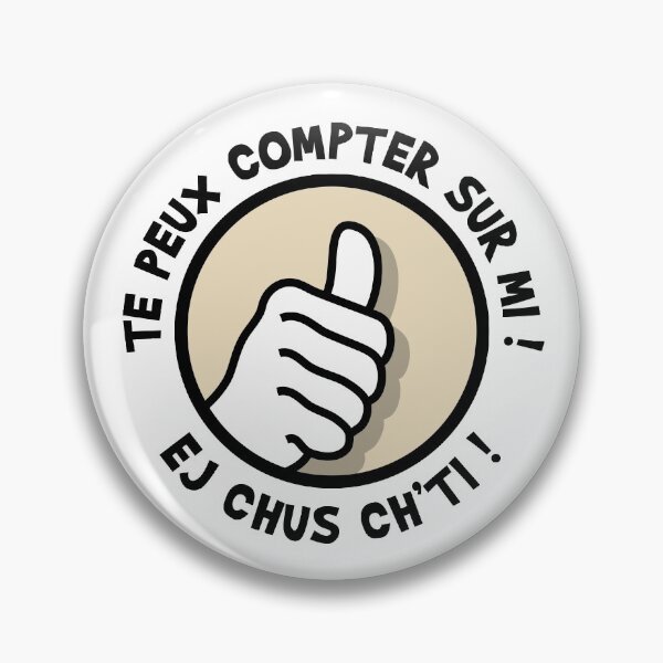 Item preview, You can count on mi, ej chus Ch'ti! designed and sold by humour-chti.