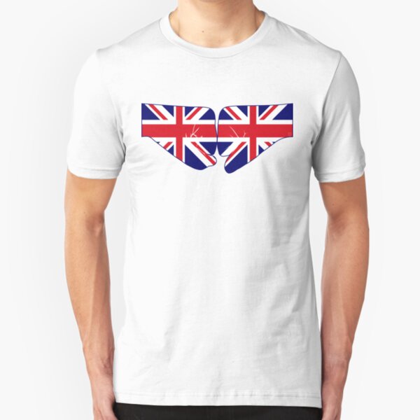 UK Fist Bump Patriot Flag Series Slim Fit T-Shirt