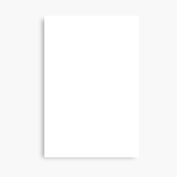 Plain White Color Canvas Prints for Sale